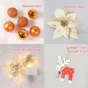 ไม้แขวนตกแต่งต้นคริสต์มาสโบว์หลากสีลูกคริสมาสต์ลูก<span class=keywords><strong>ต้น</strong></span>สนห้าแฉกอุปกรณ์ตกแต่งต้นคริสต์มาส - Product Image 2