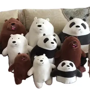 LOW MOQ Niedlicher Panda Teddybär Plüsch Puppenspiel zeug Für Kinder Kuscheltiere Plüsch Mini Panda Bär Spielzeug
