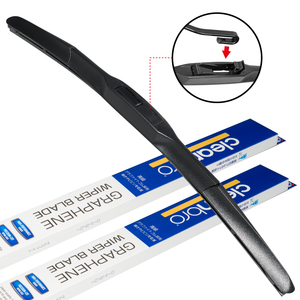 Escobilla Limpiaparabrisas Híbrida de Alta Calidad con Gancho en U para Autos Toyota y <span class=keywords><strong>Honda</strong></span>, Accesorios para Limpiaparabrisas, Compatible con Brazo de Limpiaparabrisas con Gancho en U 9x3 9x4 - Product Image 1