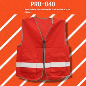 Hommes Femmes Respirant Confortable Haute Luminosité Gilet de Sécurité Réfléchissant Vente en Gros de Vêtements de Construction Prêts à l'Impression - Product Image 2