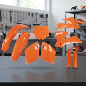 Kit di plastica pieno di 127 arancione per KTM SX 125 accessori per moto a 2002 2001 - Product Image 2