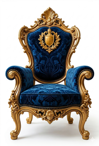 Sofá Individual de Lujo con Diseño Real y Construcción de Madera Sólida para una Sala de Estar Elegante - Product Image 2