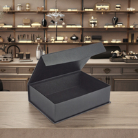 Boîte cadeau de luxe personnalisable haut de gamme, boîte cadeau en papier rigide, fermeture magnétique, boîte pliante pour bijoux, produits cosmétiques