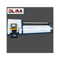 Machine de cintrage de tôles CNC à 4 rouleaux de haute précision 10 mm 2500 mm - Outil de pliage pour l'acier doux et le traitement des métaux