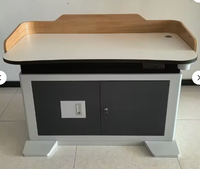 Tables de formation pour salles de classe et bureaux, pupitres en acier, podium numérique pour enseignants, plateforme multimédia, pod de présentation multimédia