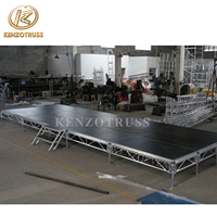 Structure modulaire d'événementielle de haute qualité 4x8 pieds, plateforme de scène événementielle à assembler