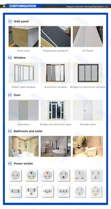 Có thể gập lại <span class=keywords><strong>container</strong></span> 20ft x-loại gấp <span class=keywords><strong>container</strong></span> nhà tiền chế 36 ㎡ thép di động kho căn hộ văn phòng - Product Image 4