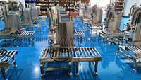 Línea de Máquina Llenadora de Aceite Comestible Líquido Semiautomática de Alta Velocidad con Dispositivo de Tapado