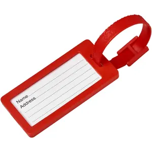 Etichetta per bagagli in tessuto riciclato, gadget sostenibili - Product Image 4