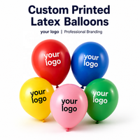 Ballons personnalisés de marque pour mariage, Diwali, carnaval, imprimés, mats, rétro, rouge, jaune, bleu marine, couleurs assorties – Grande Vente