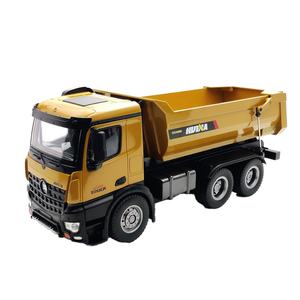 Camion benne basculante RC Huina 1582 entièrement métallique, robuste, à l'échelle 1/14, 10 canaux, radiocommandé 2,4 GHz, jouet de construction - Product Image 2