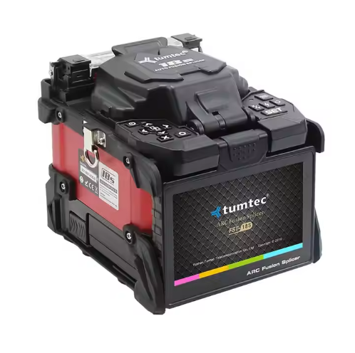 Tumtec FST-18S Fusion Splicer Machine 4 Motors 6s Optical Fiber Fusion Splicer Fiber Optic Splicing Machine FST-16S