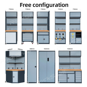 Banco de Trabajo Resistente con Gabinete de Almacenamiento de Herramientas, Capacidad de Carga de 1000 kg, OEM/ODM Disponible, Personalizable para Uso Industrial en Talleres - Product Image 4