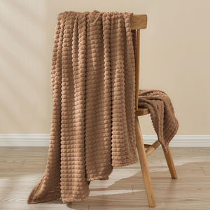 Bán Buôn 100% Polyester Thân Thiện Với Môi Tùy Chỉnh OEM/ODM 3D <span class=keywords><strong>Jacquard</strong></span> Flannel Lông Cừu Chăn Cho Mùa Đông Dệt Kim Kỹ Thuật - Product Image 6