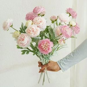 Large Artificial Luolian <strong>Making</strong> a Bold Statement in Decor Just like <strong>Big</strong> Rose <strong>Flowers</strong> Artificial Large - Product Image 1