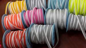 Tali sepatu poliester reflektif tali sepatu poliester reflektif harga rendah renda bulat anyaman kustom - Product Image 5