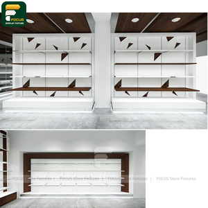 Custom Clothing Store Garment Display Rack Wall Cabinet <b>Panel</b> Checkout Counter Boutique Hanging <b>Mirror</b> Unit - Product Image 5