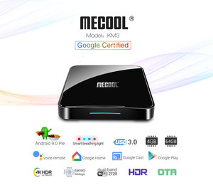 Mecool KM3 ATV 4GB 64GB Amlogic s905x2 4K 5G Dual Wifi Android 9.0 TV Box - Product Image 2