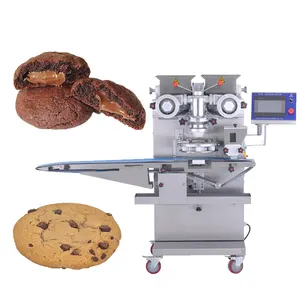 핫 세일 초콜릿 칩 쿠키 만들기 기계 와이어 컷 비스킷 기계 자동 충전 쿠키 및 충전 기계