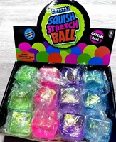 Jouets en cube souple à motif de tranches de fruits, OEM/ODM, pour le massage sensoriel, jouet anti-stress coloré à rebond lent, en gros