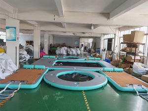 Piscina Flotante Inflable de PVC con Tecnología Drop Stitch, Piscina Rectangular de PVC para Exteriores, Piscina Flotante para Agua de Mar - Product Image 6