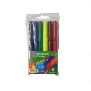 Stylo à eau personnalisé avec logo, papeterie, stylos à pointe en fibre, couleurs variées, lavables, marqueur de graffiti pour enfants - Product Image 2