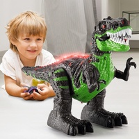 8 kanal elektrikli rc t-rex oyuncak uzaktan kumanda dinozor simülasyon yürüyüş rotasyon dino tyrannosaurus oyuncak ışık ve ses