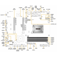 Motherboard Workstation MBD-X14SAE-F ATX dengan Soket Tunggal Intel LGA-1851 (Soket V1), Mendukung DDR5