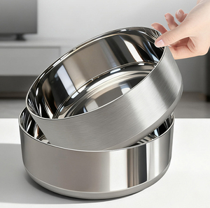 <span class=keywords><strong>New</strong></span> Heavy Duty Coldest Dog <span class=keywords><strong>Bowl</strong></span> Anti Rust Metal <span class=keywords><strong>Pet</strong></span> <span class=keywords><strong>Bowl</strong></span> Non Slip 3 Camadas Isoladas de Aço Inoxidável Dog Água Food <span class=keywords><strong>Bowl</strong></span> - Product Image 6