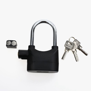 YH1617 gembok <span class=keywords><strong>Alarm</strong></span> keamanan, sirene berat paduan aluminium kotak Keyed sepeda motor & kunci sepeda - Product Image 2