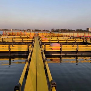 Sightseeing <b>Floating</b> <b>Fish</b> Culture Cage HDPE Leisure Cage With Safe Walkway For <b>Fish</b> Farm Tourism - Product Image 5