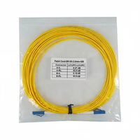 Kabel Patch Fiber Optik Single Mode Simplex LC UPC ke LC UPC 1m FTTX FTTH FTTR untuk 4G Outdoor