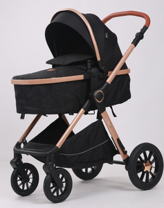 Passeggino Reversibile 3-in-1 con Seggiolino Auto per Neonati, Capottina Larga e Seduta, Carrozzina con Imbracatura di Sicurezza a 5 Punti, Facile da Piegare - Product Image 2