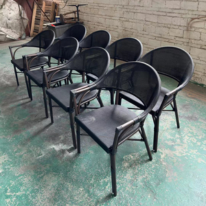 Chaise en rotin de style français pour terrasse extérieure, chaise de café <span class=keywords><strong>parisien</strong></span>, chaise de bistrot <span class=keywords><strong>parisien</strong></span> - Product Image 4