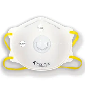 도매 niosh 승인 안티 먼지 마스크 일회용 하프 페이스 마스크 승인 인공 호흡기 마스크 n95