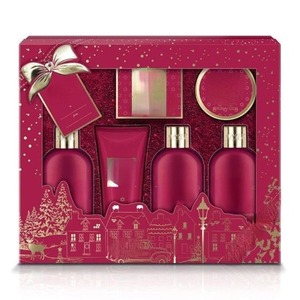 Canasta de Regalo de <span class=keywords><strong>Spa</strong></span> de Lujo OEM, Set de Baño <span class=keywords><strong>con</strong></span> Aroma a Vainilla y Coco, Regalo de Baño para el Día de San Valentín, Navidad, para Mamá, Hermana, Esposa, <span class=keywords><strong>Amigas</strong></span> - Product Image 1
