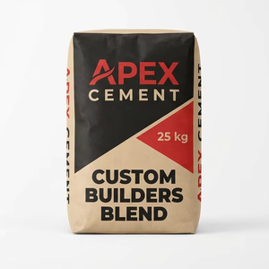 Bolsa de cemento personalizada de tela no tejida con logo impreso para construcción y agricultura - Product Image 1