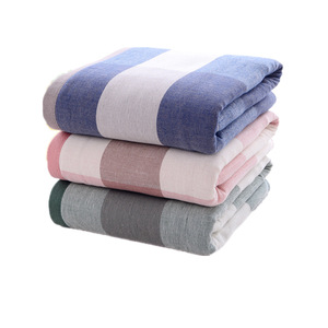 Serviette de Bain en Gaze de Coton Pur Kim Ryan 70x140cm, Motif à Carreaux, Épaisse et Absorbante, Ensemble de Serviettes pour Adultes et Usage Domestique - Product Image 5