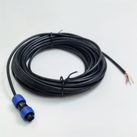 Connecteur d'aviation personnalisé Weipu SP1110/P4 SP1112/S4 4 broches IP68, connecteur circulaire étanche mâle et femelle avec câble