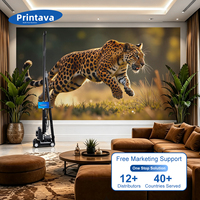 Imprimante murale UV Printava, imprimante murale 3D pour la peinture murale commerciale et la décoration intérieure