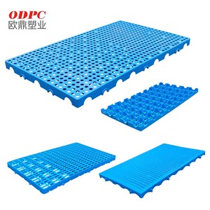 Paletas <span class=keywords><strong>de</strong></span> Plástico Duraderas <span class=keywords><strong>de</strong></span> Alta Capacidad con Orificio <span class=keywords><strong>de</strong></span> 5 mm, Base Impermeable para Almacenamiento en Frío <span class=keywords><strong>de</strong></span> Alimentos en Supermercados y Productos para Mascotas - Product Image 1