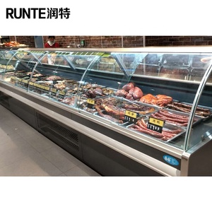 Comercial deli refrigerador Puerta <span class=keywords><strong>de</strong></span> <span class=keywords><strong>vidrio</strong></span>/escaparate <span class=keywords><strong>de</strong></span> la exhibición/caliente para comida casera - Product Image 3