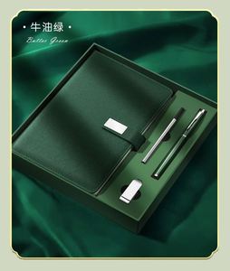 Wholesale Promotional Luxury Gift Items Notebook <b>A5</b> Leather Journal Customized Business Office <b>Diary</b> Corporate Gift Set With Pen - Product Image 4