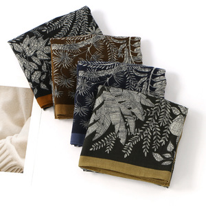 레트로 스타일 고급 디자이너 말 패턴 반다나 180*85cm 부드러운 비스코스 프린트 스퀘어 스카프 성인용 숄 히잡 - Product Image 1