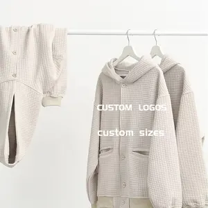 Hooded Loose And Thick In Long Big Cardigan Senior Sense Coat Solid Color Sweater Girl Autumn And Winter Coat