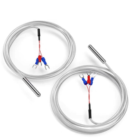 Sonde de température PT100 en thermistance de platine étanche 1m 1,5m 2m, capteur RTD de type patch résistant à la corrosion, OEM ABS IP65