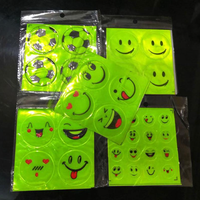Autocollant réfléchissant jaune Fluorescent en pvc, étiquette autocollante réfléchissante, vente en gros, chine