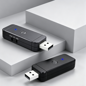 Convertidor de Controlador Inalámbrico para Videojuegos, Adaptador USB para PS3, PS4, Xbox 360/Xbox Slim/Nintendo Switch NS, Adaptador de Controlador BT - Product Image 1