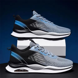 Zapatos para hombre, zapatillas deportivas de talla grande, nuevas zapatillas deportivas transpirables y cómodas de tejido Fly Woven, zapatillas de tendencia para deporte y ocio, zapatillas para correr - Product Image 4