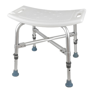 Pulse Health Shower <b>Stool</b> Aluminum Alloy Reinforced Backless Chair 200Lb Capacity For Elderly Pregnant <b>Bathroom</b> Safety Equipment - Product Image 5